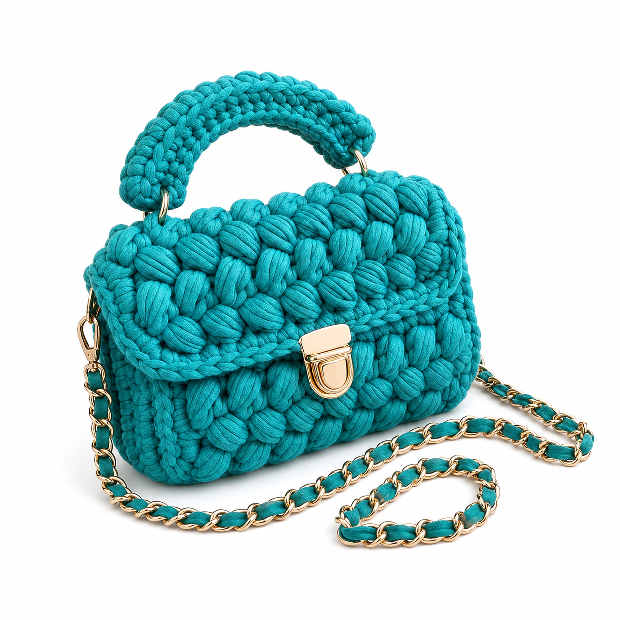 DIY Woven Chain Bag