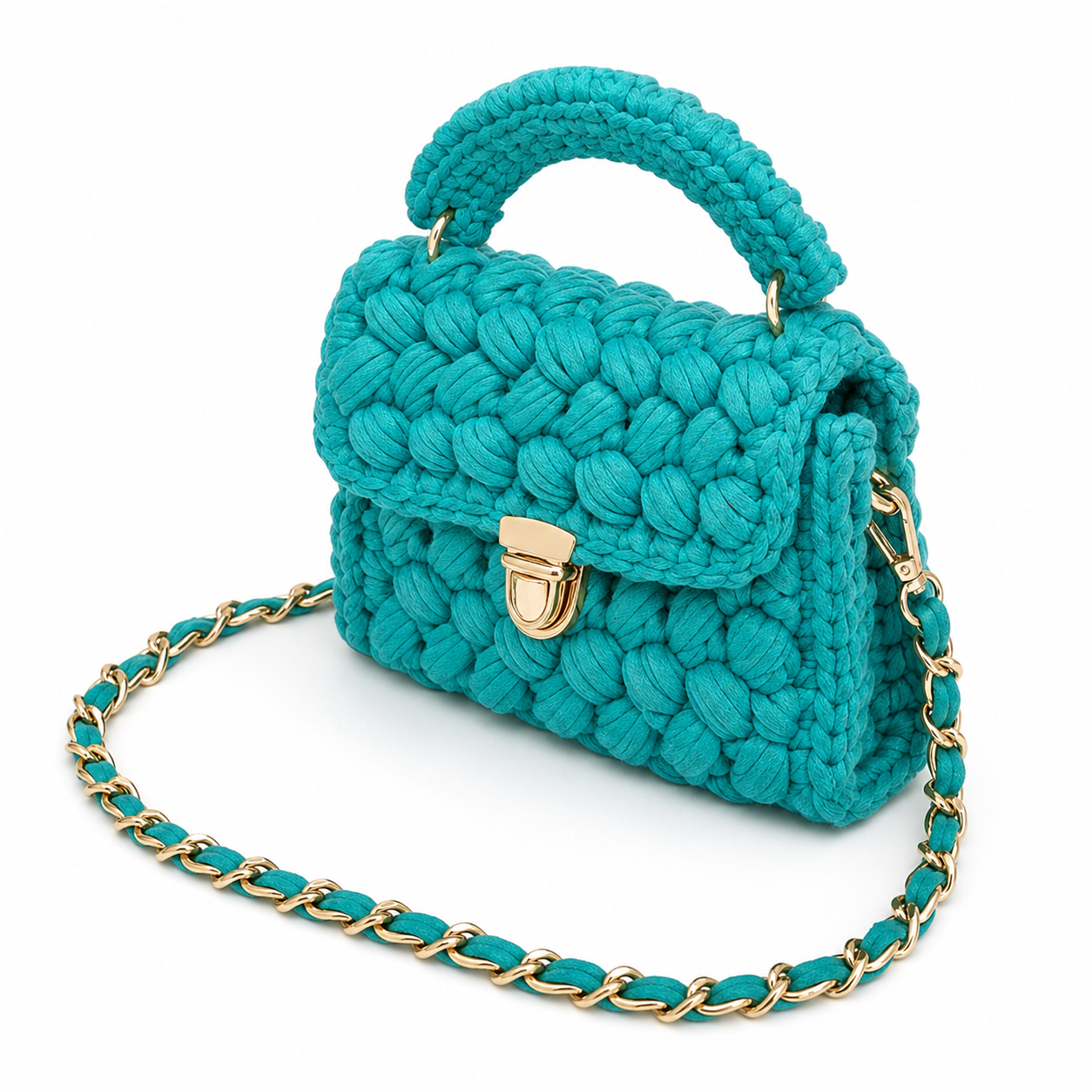 DIY Woven Chain Bag