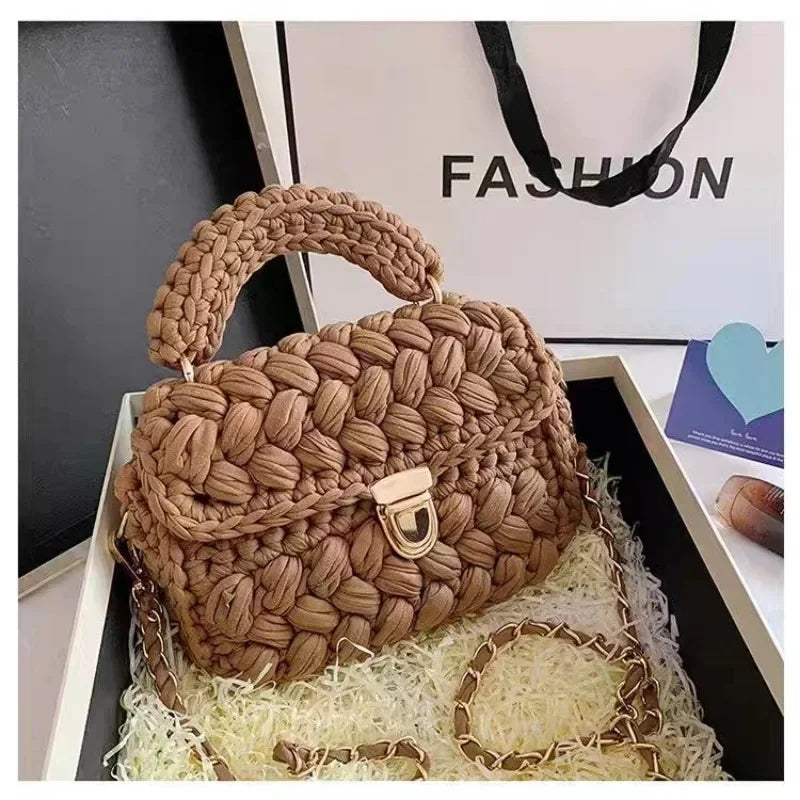 DIY Woven Chain Bag